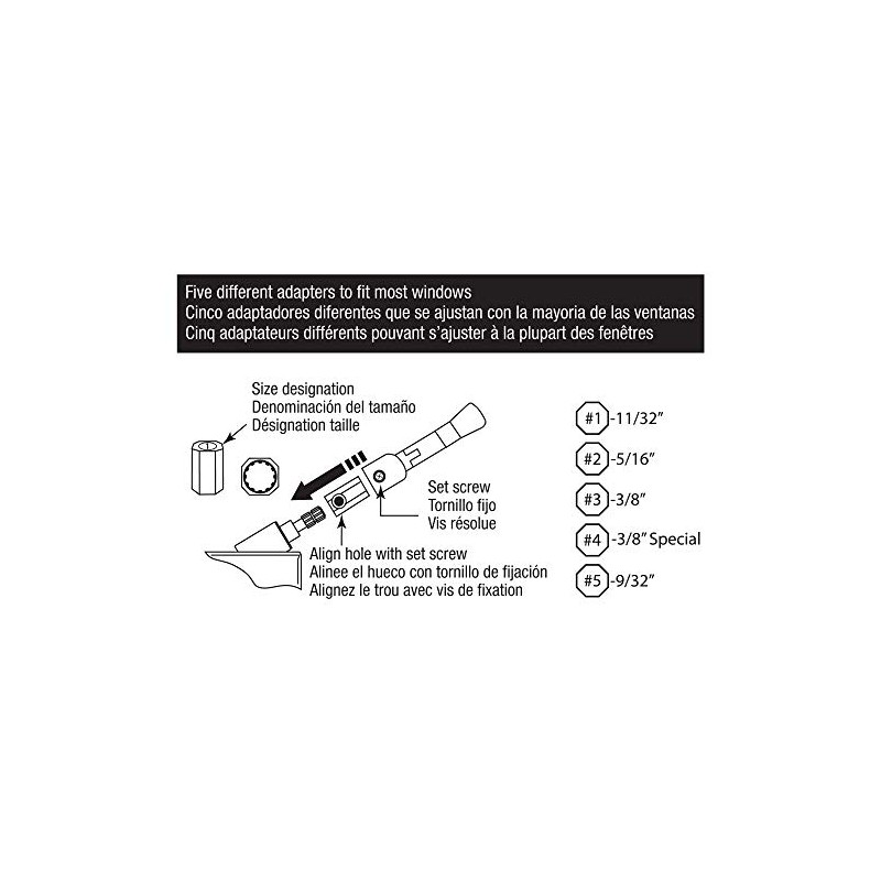 Prime-Line H 3960 Casement Folding Crank Handle, 2-3/4 In. Width,