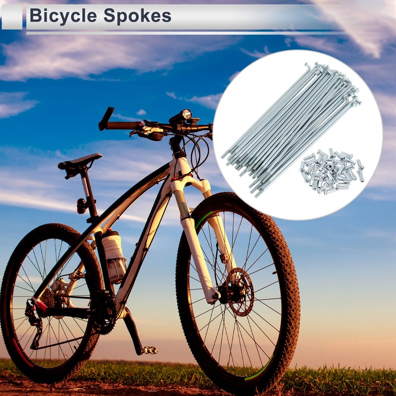 RATCHROLL 1 Set Universal Bicycle Spokes 12G 123mm Length Bike