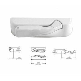 HANDLE WITH COVER TANGO WHITE STRAIGHT TRUTH - OP-128-D-WHITE
