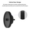 Upgrade Hardened Steel Extruder Gear for Bambu Lab H2D, Helical