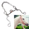 aqxreight Snaffle de Boca de Caballo de Acero Inoxidable, Duradero