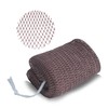 SZWLJ African Net Sponge Brown 1PCS Exfoliating Body Scrubber 45inch