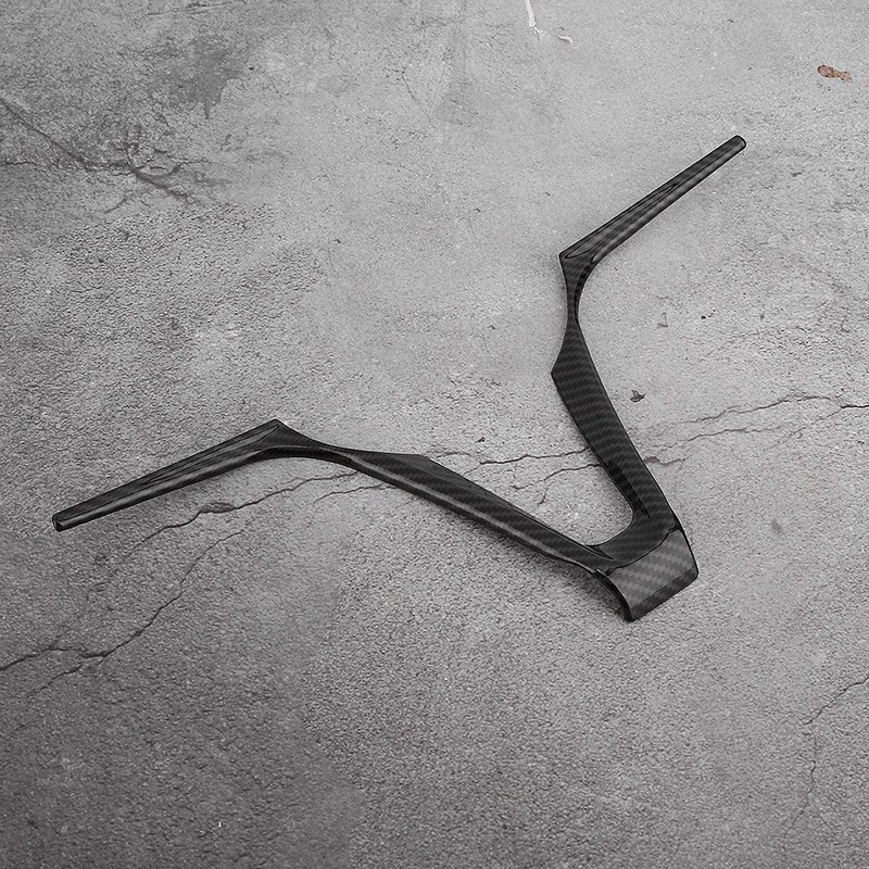 ABS V Shape Car Steering Wheel Frame Decoration Trim Fits