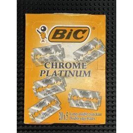 BIC 100 embalar BIC Cuchillas de afeitar de doble filo cromadas