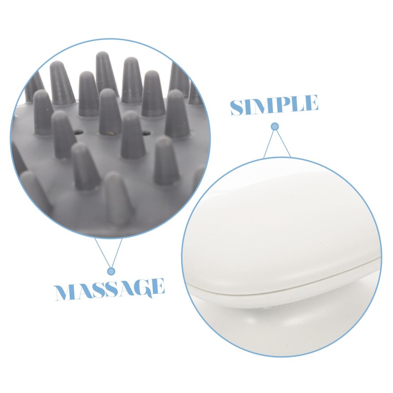 COLLBATH Scalp Massaging Shampoo Brush Rubber Hair Care Tool Shower