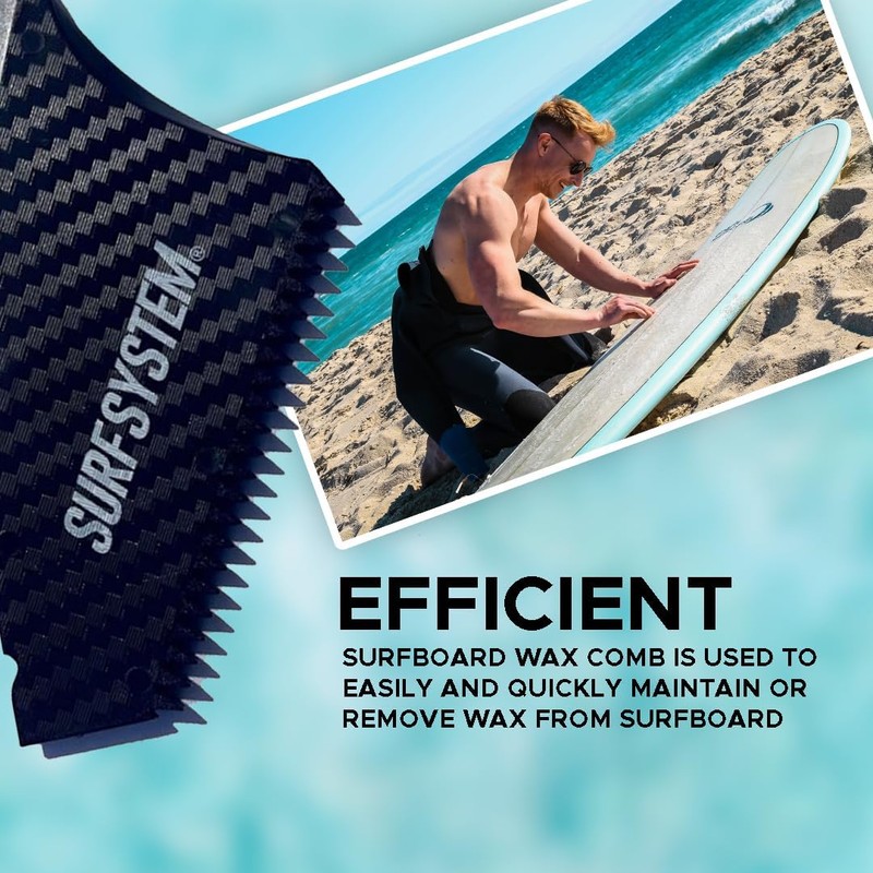 SURF SYSTEM Wax Comb & FCS Fin Key Combo fits