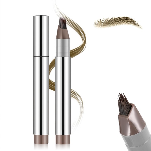 DAGEDA Eyebrow Pen, Liquid Eyebrow Makeup with Brush, Multi-purpose Pen