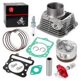 Top End Kit Cylinder Piston + Rings CNC Tensioner For Kawasaki Bayou Lakota Prairie 300 KLF300 KEF300 KVF300 1988-2005 11005-1533