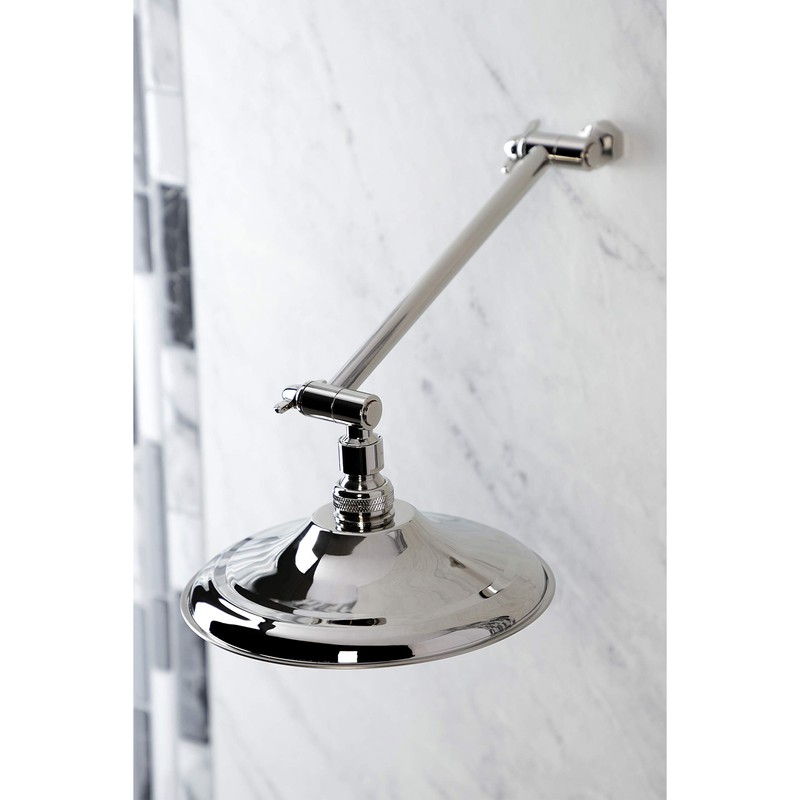 Kingston Brass K136K6 Shower Scape 7-3/4-Inch Round Raindrop Brass Shower