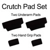 Unisex Underarm Padded Covers and Hand Grip Foam Pads Fits