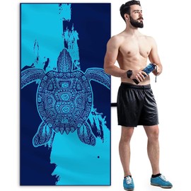 CXJYSD Toalla De Playa De Microfibra Sin Arena, Toalla De Playa Absorbente Extra Grande De 71 "X 32", De Secado Rápido Y Liviana, Adecuada para Baño, Natación, Playa, Camping, Gimnasio