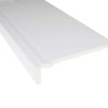 White, 150mm UPVC Ogee Fascia Capping 9mm 5m Length Cellular