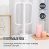 Banu Electric Fly Swatter Bug Zapper Racket, 180-Degree Folding, Adjustable