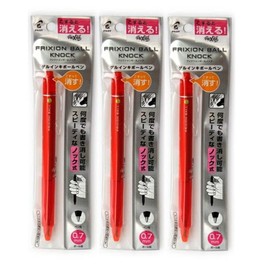 Pilot FriXion Ball Knock 0.7 Red P-LFBK23F-R x 3