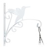 Relaxdays Hanging Basket Holder, Bird, Wall Mounted, H x W