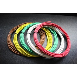 Audiopipe 10 GAUGE 5 WAY TRAILER WIRE KIT 100 FT EA LIGHT BRAKE POWER GROUND BATTERY AWG