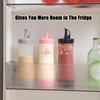 Qiuhome Condiment Squeeze Bottles Sauces Ketchup Bottles Squeeze Bottles Liquids,