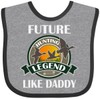 inktastic Future Duck Hunting Legend Like Daddy Baby Bib Heather
