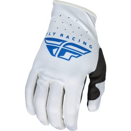 Fly Racing 2023 Adult Lite Gloves (Grey/Blue, X-Large)
