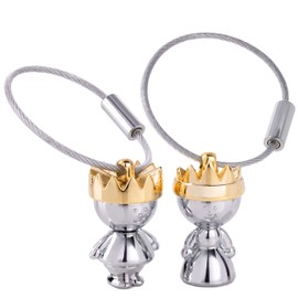 TROIKA GERMANY(トロイカ) LITTLE KING & LITTLE QUEEN キーリングペアセット リトルキング&クイーン KR9-38/CH