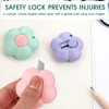 Cute Retractable Box Cutters Flower Shaped Mini Box Cutters Utility