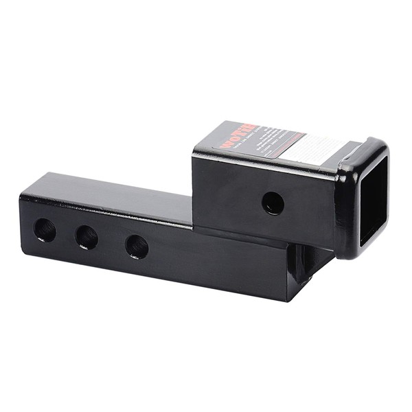 HITOWMFG 2Inch Trailer Hitch Receiver Extension with 2 inch Rise/Drop,