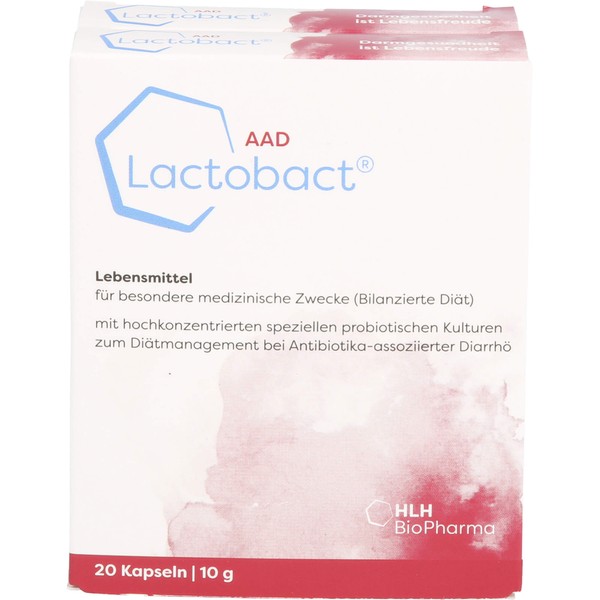 Lactobact AAD Kapseln bei Antibiotika-assoziierter Diarrhö, 40 St. Kapseln