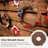 6 PCS Natural Grapevine Twig Vines, 15 Ft Rustic Garland