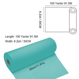 Tulle Rolls Fabric Turquoise 30 cm x 92 m, EUBSWA Tulle Ribbon Tulle Roll for Wedding Party Tutu Skirt Banquet Clothing Craft Decoration