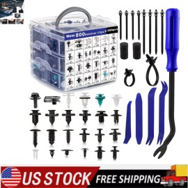 Unbranded 1000PCS Car Push Retainer Clips Automotive Fasteners Bumper Clips Plastic Rivets