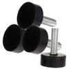 Gadpiparty 1set Adjustable Rubber Feet Pads Screw Furniture Leveling Shims