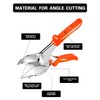 HOHXEN Multifunction Trunking Scissors, 45°-135° Multi-Angle Mitre Scissors, Quarter Round