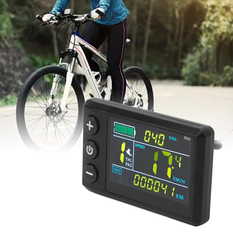 E-Bike LCD Display Panel E-Bike Display Screen Adjustable Brightness 5