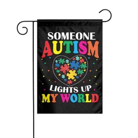 Autism Awareness Garden Yard Double Sided Vertical Flag 12 X 18 inch Indoors Outdoors Perfect Decoration