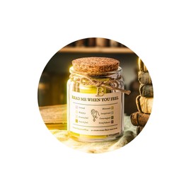 Bible Verse Jar, Initial B Prayer Jar for Emotion and Feelings Christian Scripture Daily Bible Verse Gifts for Women, Mood-booster Scriptural Study Supplies Men Christian Art Work for Family