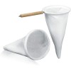 Dependable Industries NEW 2 Pack Spanish Coffee Filter Strainer Colador De Cafe Flannel Cloth 8inch