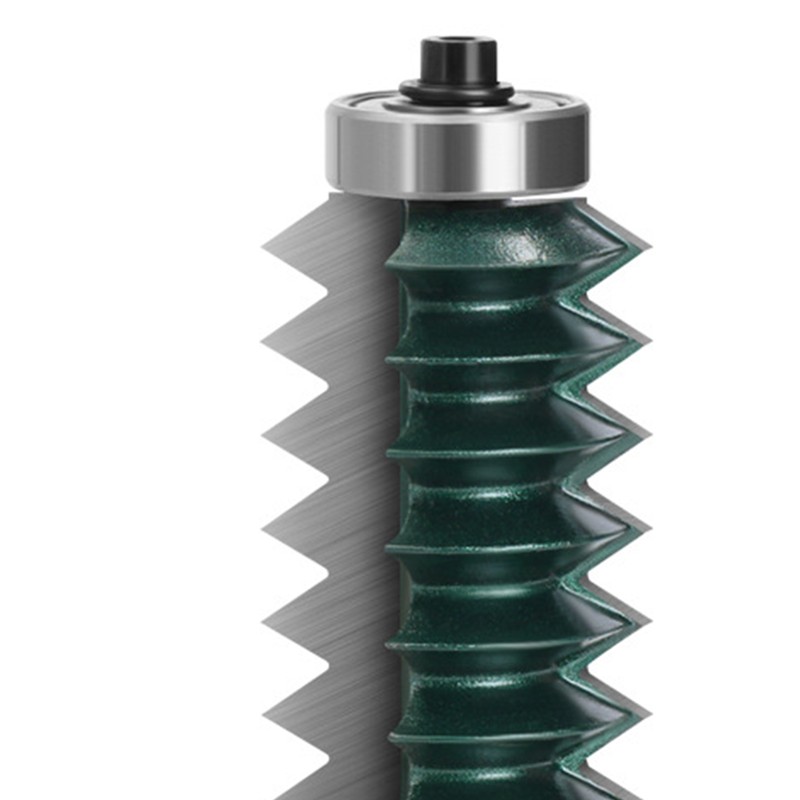 Multi Tooth Router Bit 12mm Shank Carbide Line Type Wood