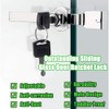 ZiYuya Terrarium Lock, Display Cabinet Lock, Sliding Door Lock, Ratchet