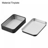 sourcing map Rustproof Metal Tin Container with Lids 3.43 x