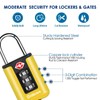 BRILLIRARE 2 Pack TSA Approved Luggage Locks, Combination Travel Padlock,