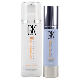 Global Keratin GKhair Cashmere Hair Smoothing Cream (50ml/ 1.69 fl. oz) | Leave in Conditioner Cream 130ml For Detangling Smoothing Strengthening