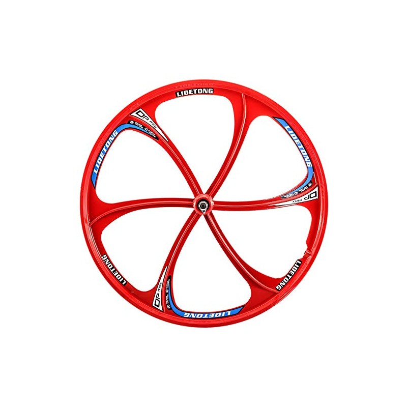 Zeda Aluminum 26" Motorized Bicycle Mag Wheel Set - Red