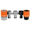 Truper CLICK-SET, Juego de 2 conectores rápidos, 3/4"