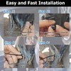 Nylon Universal Cable Tie Buckle, 50 Pcs Universal Heavy-Duty Self-Locking