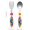 Children's Stainless Steel Cutlery Set - Fork and Spoon (Stitch)