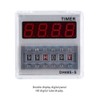 ProgrammableDelay Time Relay Timer 0.1S-99H 8-Pin DH48s s (24V AC/DC)