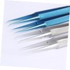 DOITOOL 0.15mm Precision Tweezers Titanium Alloy Tip for Electronics Craft