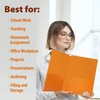 100 Pack Bulk Plastic Folders with Pockets for School, Kids,
