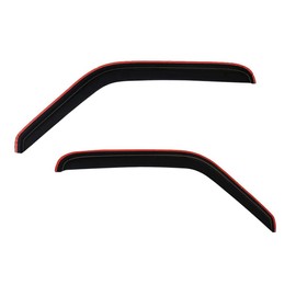 Lightronic WV92077 in-Channel Side Window Deflectors & Visors Rain Guards, Dark Smoke, 2-Pieces Set, Fits 1992-2006 Ford E-150, E-250, E-350 & E-450 Super Duty Econoline Vans