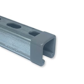 (Customize quantity) Plastic Safety Open End Caps for Unistrut Channel 1-5/8'' inch GRAY